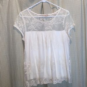 Lily White Lace Top